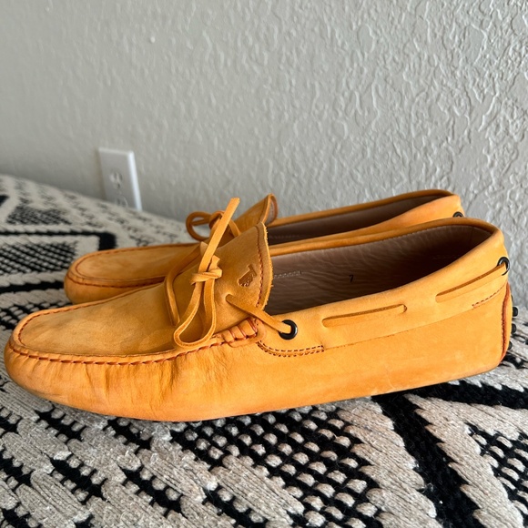 Tods Mens Suede Loafers - Picture 2 of 5